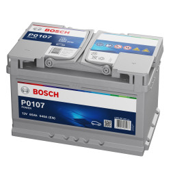 Baterie auto Bosch Power Line P0107, 12 V, 65 Ah, 540 A, 27.8 x 17.5 x 17.5 cm