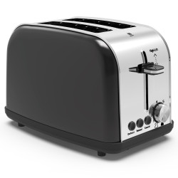 Prajitor de paine Paxton T-850DA, 850 W, 2 felii, 7 trepte de rumenire, functie dezghetare, functie reincalzire, functie anulare