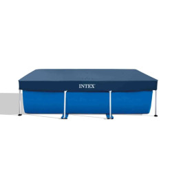 Prelata piscina Intex 28036, PVC, albastru inchis, 260 x 160 cm
