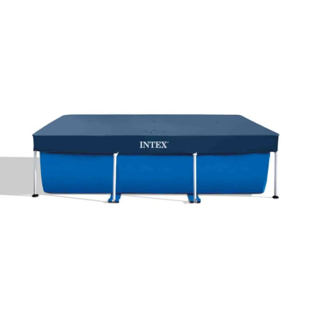 Prelata piscina Intex 28038, PVC, albastru inchis, 300 x 200 cm