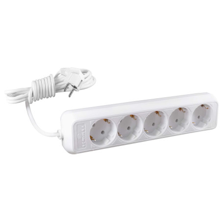 Prelungitor 036653, 5 prize, 5 m, 2500W, 3 x 1 mmp, contact de protectie
