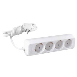 Prelungitor 037629, 4 prize, 3 m, 2500W, 3 x 1 mmp, contact de protectie