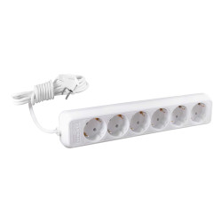 Prelungitor 038466, 6 prize, 5 m, 2500W, 3 x 1 mmp, contact de protectie