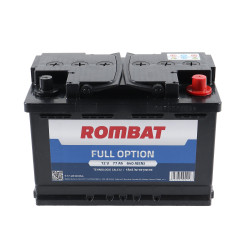 Baterie auto Rombat full option, 12V, 77Ah, 600 A, 27.8 x 17.5 x 19 cm