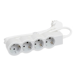 Prelungitor 4 prize Legrand 694569, 5 m, 3680W, 3 x 1.5 mmp, contact de protectie, protectie copii