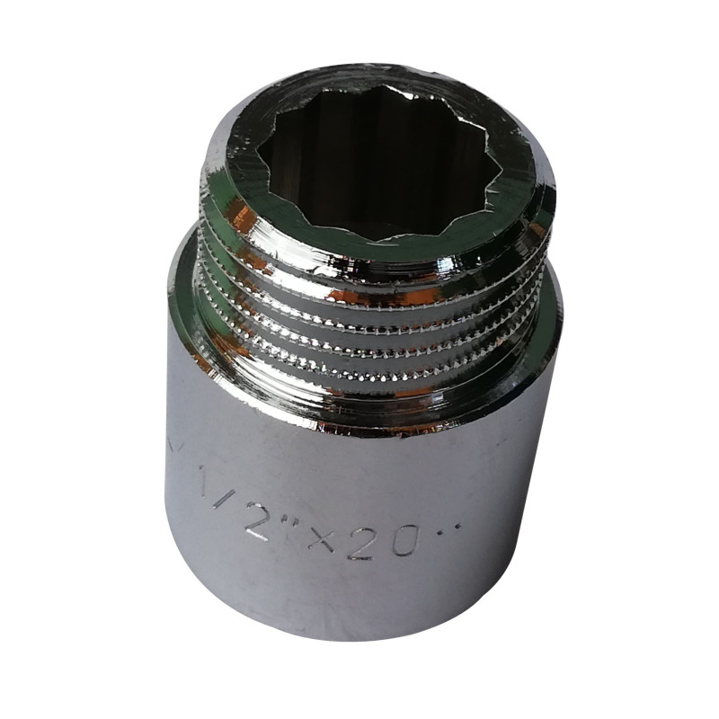 Prelungitor alama, cromat, FI-FE, 20 mm x 1/2"