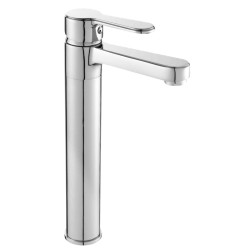 Baterie baie inalta pentru lavoar, Kadda Clover MY1708-21 CR, montaj stativ, monocomanda, finisaj cromat