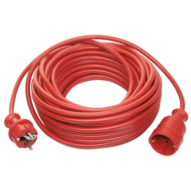 Prelungitor cu fisa si cupla, contact de protectie, 15 m, 3 x 1.5 mmp