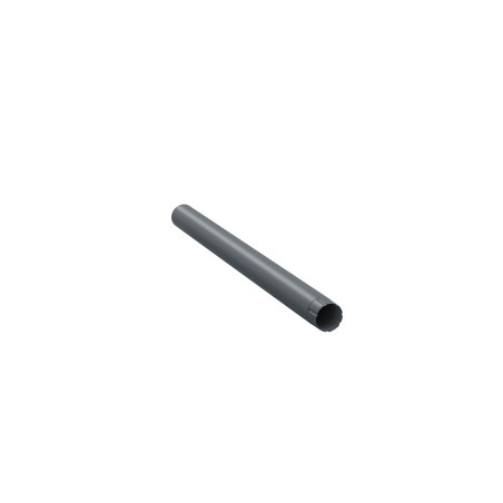 Prelungitor intermediar burlan, pentru sistem pluvial, Bilka, metalic, grafit (RAL 7024), mat, D 90 mm, 1 m