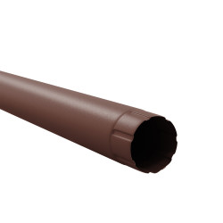 Prelungitor intermediar burlan, pentru sistem pluvial, Bilka, metalic, maro ciocolatiu (RAL 8017), mat, D 90 mm, 1 m