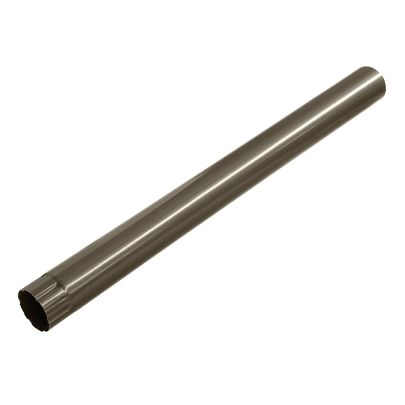 Prelungitor intermediar burlan, pentru sistem pluvial, Bilka, metalic, maro inchis (RAL 8019), lucios, D 90 mm, 1 m