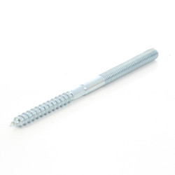 Prezon lemn / metal, din otel, zincat alb, M8 x 120 mm, L45/M50 - SW6
