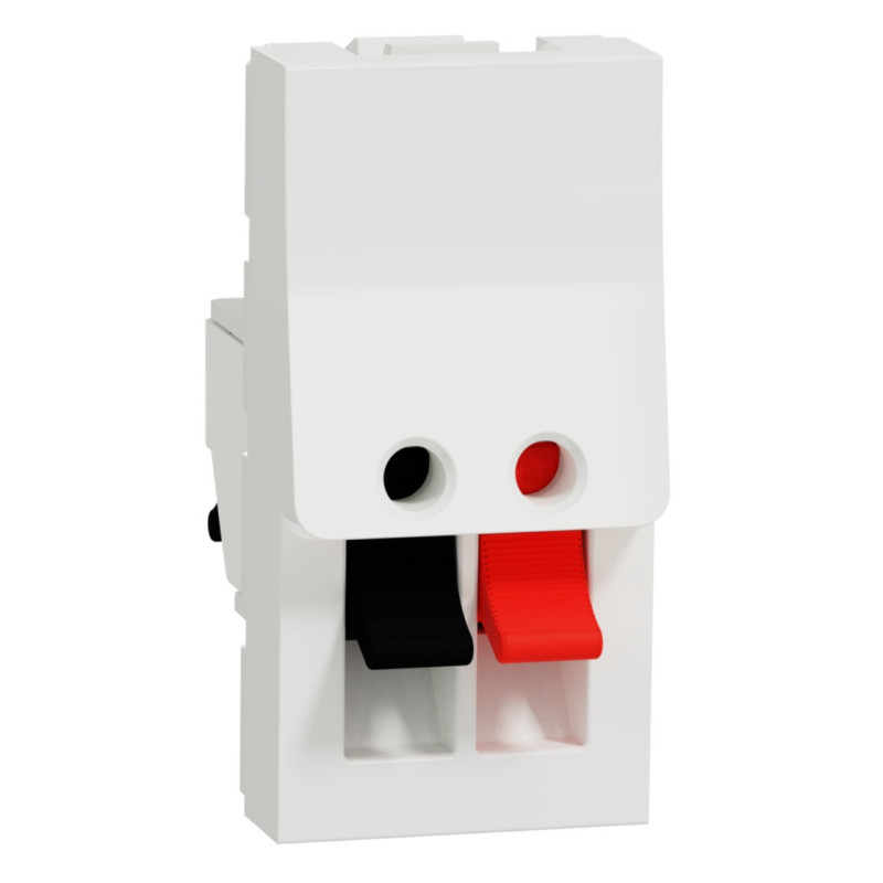Priza difuzor Schneider Electric Noua Unica NU348718, incastrata, modulara - 1, alba