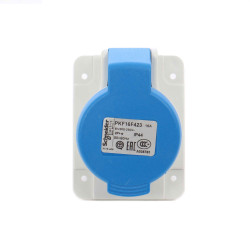 Priza industriala monofazica incastrata Schneider Electric PKF16F423, 3P, 16A, 230V, IP44