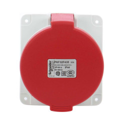 Priza industriala trifazica incastrata Schneider Electric PKF32F435, 5P, 32A, 380V, IP44