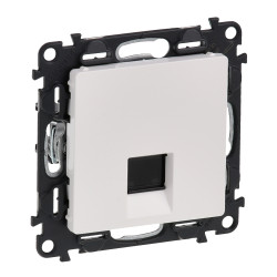 Priza internet Valena Life 753140, RJ45 cat. 5E, incastrata, alba