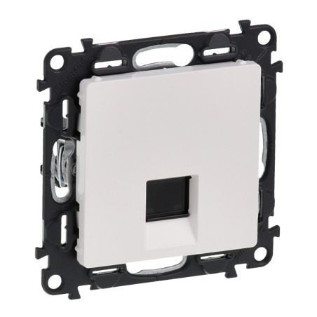 Priza internet Valena Life 753140, RJ45 cat. 5E, incastrata, alba