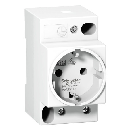 Priza modulara 2P+T Schneider Electric A9A15310, 10 / 16 A