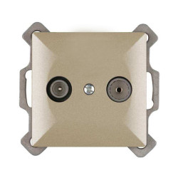 Priza R-TV Perla GAP-PK SA, satin