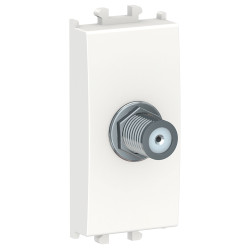 Priza SAT tip F Schneider Electric Easy Styl LMR6128001, modulara - 1, alba