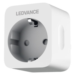 Priza smart / inteligenta Ledvance, Wi-Fi, 2300W, 10A, programabila, contor energie, alba