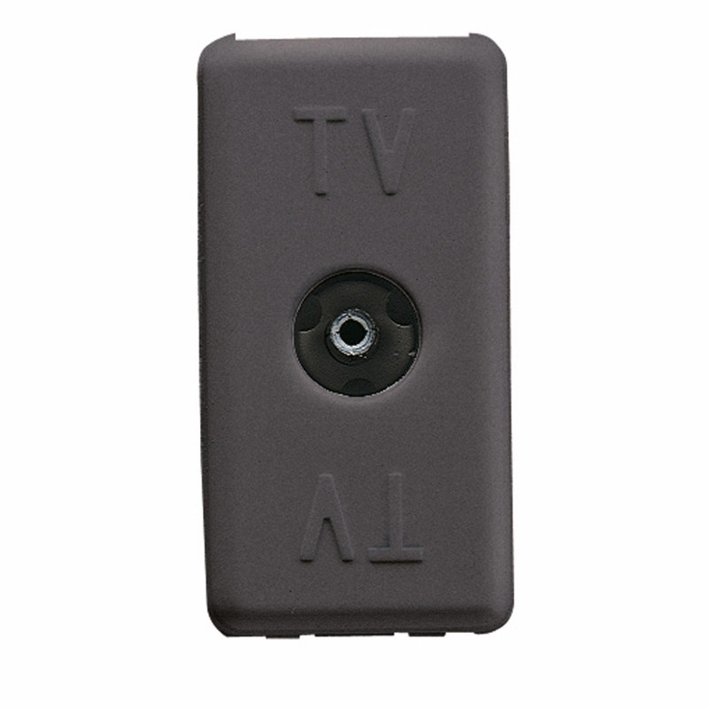 Priza TV direct Gewiss System SY/BK GW21228-1BL, incastrata, modulara - 1, neagra
