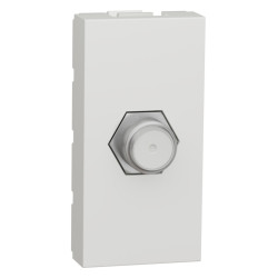 Priza TV mama Schneider Electric Noua Unica NU346818, conector tip F, modulara - 1, alba