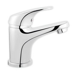 Baterie baie pentru lavoar, Ferro One BFO2 + ventil click - clack, montaj stativ, monocomanda, finisaj cromat