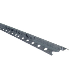 Profil ghidaj, pentru tencuire mecanizata, interior / exterior, EXTRA StrongProfil G6 PLUS, ZN275, otel zincat, 21 x 2700 mm