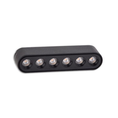 Proiector LED Slim Track Light KL181004, 6W, lumina neutra 4000K, IP20, negru