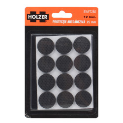Protectie autoadeziva pentru pardoseala, Holzer EWFT280, forma rotunda, 25 mm, set 12 bucati