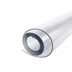 Protectie de masa Clear, PVC, transparent, latime 80 cm