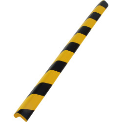 Protector colt din spuma de cauciuc AC-99, mare, negru + galben, 90 cm, grosime 16 -18 mm