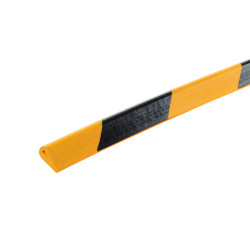 Protector muchii din spuma de cauciuc AC-134, dungi negru / galben, grosime 5 mm, 90 cm