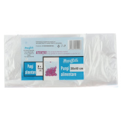 Pungi alimentare, 3 kg, 30 x 40 cm, 100 buc / set