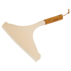 Racleta geamuri, Ella Home, 23 x 23 cm, polipropilena + lemn