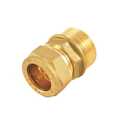 Racord compresie cu inel, alama, FE, 28 mm x 1"