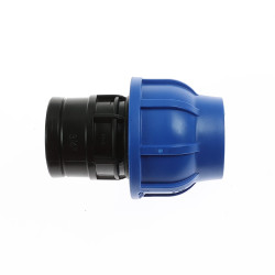 Racord compresiune PEHD, filet interior, D 63 mm x 2"