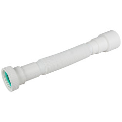 Racord extensibil pentru lavoar, Eurociere 8057, alb, 1 1/4", D 40 - 50 mm