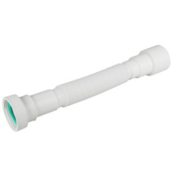Racord extensibil pentru lavoar, Eurociere 8058, alb, 1 1/2", D 40 - 50 mm