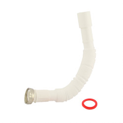 Racord extensibil pentru lavoar, Eurociere, alb, 1 1/4", D 32 - 40 mm