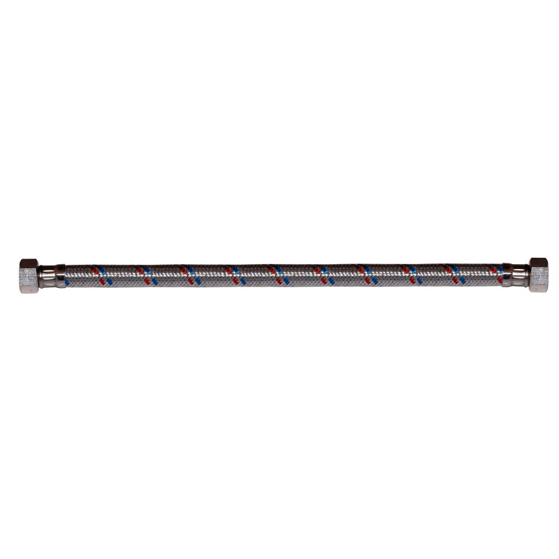 Racord flexibil apa, EPDM + tresa metalica, 3/8" - 3/8 ", L 300 mm