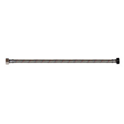 Racord flexibil apa, EPDM + tresa metalica, cu protectie PVC, 1/2" - 1/2 ", L 500 mm