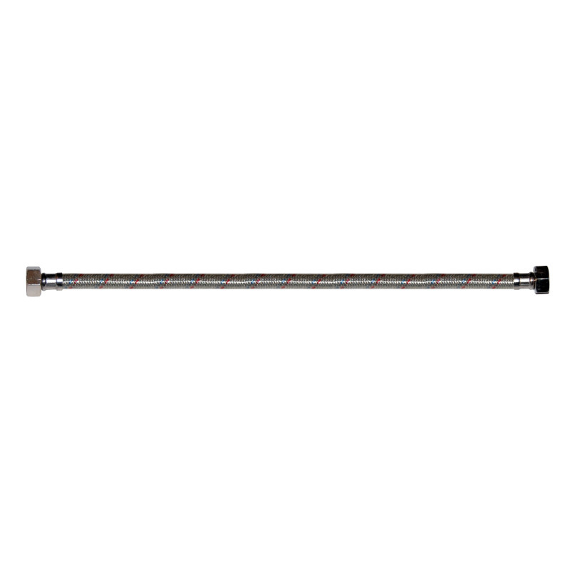 Racord flexibil apa, EPDM + tresa metalica, cu protectie PVC, 1/2" - 1/2 ", L 500 mm