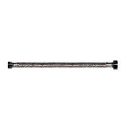 Racord flexibil apa, EPDM + tresa metalica, cu protectie PVC, 1/2" - 3/8 ", L 300 mm