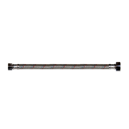 Racord flexibil apa, EPDM + tresa metalica, cu protectie PVC, 1/2" - 3/8 ", L 300 mm