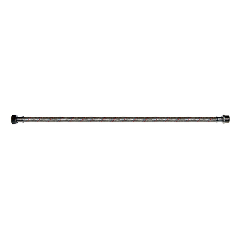 Racord flexibil apa, EPDM + tresa metalica, cu protectie PVC, 1/2" - niplu, L 600 mm