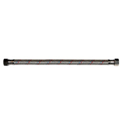 Racord flexibil apa, EPDM + tresa metalica, cu protectie PVC, 3/8" - 3/8 ", L 300 mm