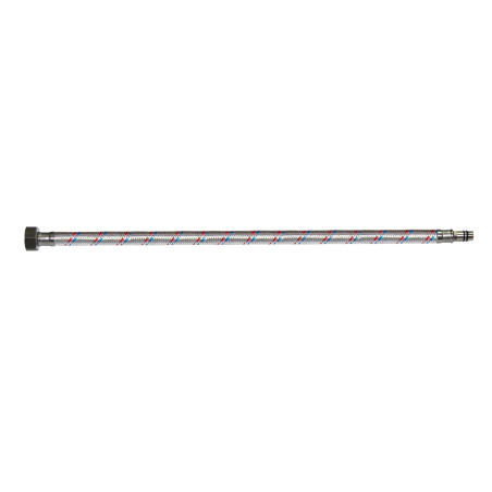 Racord flexibil apa, monocomanda, EPDM + tresa metalica, cu protectie PVC, 1/2" - 1/4 ", L 500 mm