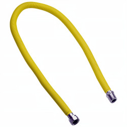 Racord flexibil gaz, extensibil, otel inoxidabil, 1/2", filet interior - interior, 1000 - 2000 mm